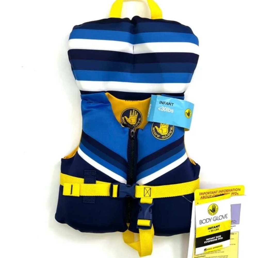 Body Glove Infant Boy Evoprene PFD, Life Jacket and Vest Male, Blue